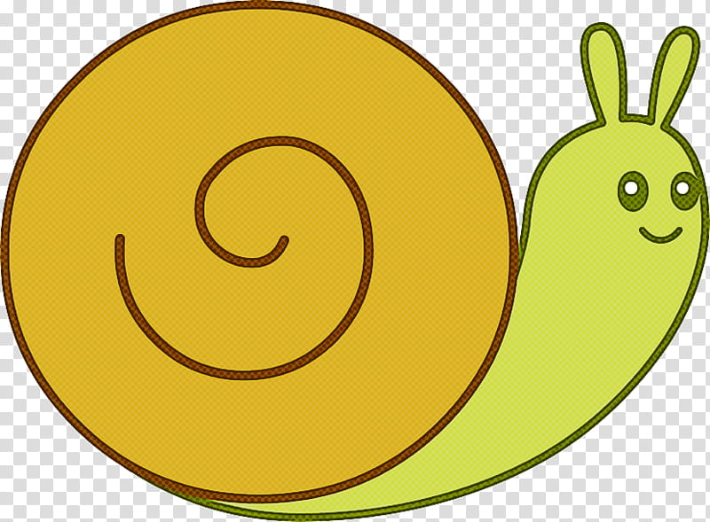 Emoticon Smile, Snail, Drawing, Escargot, Burgundy Snail, Mollusca, Yellow, Snails And Slugs transparent background PNG clipart