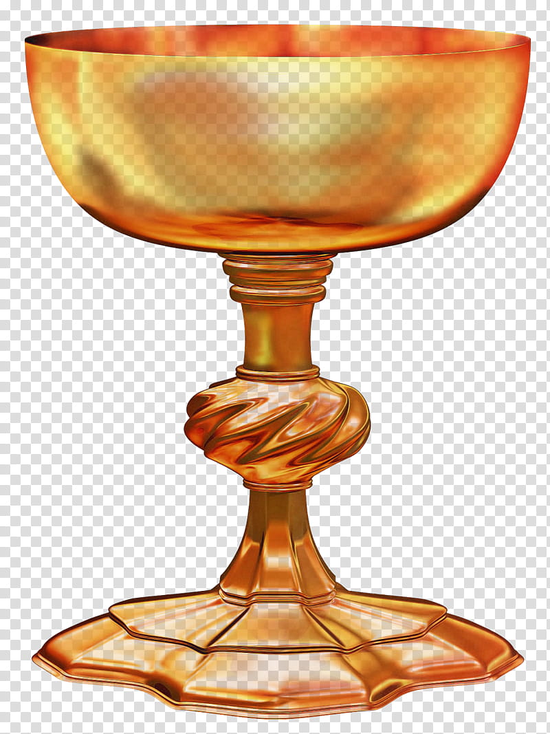 drinkware tableware chalice stemware glass, Champagne Stemware, Peach, Metal transparent background PNG clipart