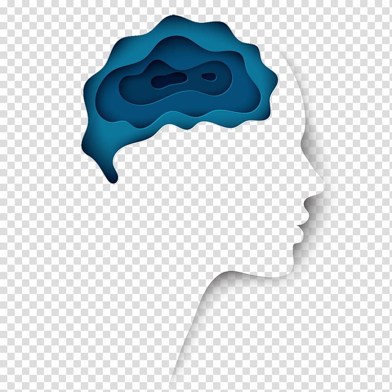 turquoise blue head nose aqua, Logo, Electric Blue transparent background PNG clipart