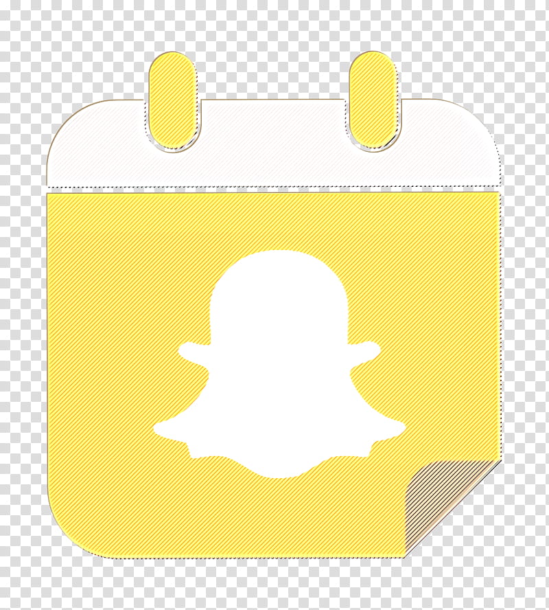 Social Media Icon, Network Icon, Snapchat Icon, Social Icon, Web Icon, Yellow, Square, Meter transparent background PNG clipart