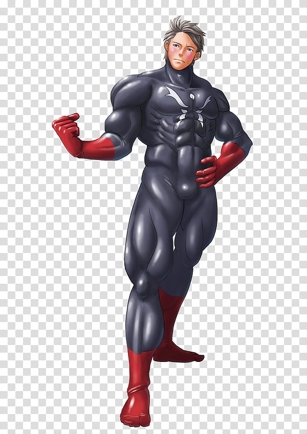 Faust herosuit , white-haired male superhero transparent background PNG clipart