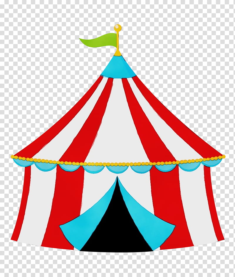 Cartoon Party Hat, Carnival, Traveling Carnival, Circus, Clown, Tent, Performance, Pole transparent background PNG clipart