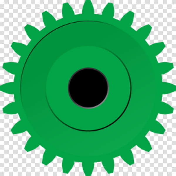 Gear, Computer Icons, Royaltyfree, Royalty Payment, , Green, Circle, Bicycle Part transparent background PNG clipart