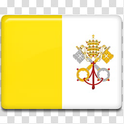 All in One Country Flag Icon, Vatican-City- transparent background PNG clipart