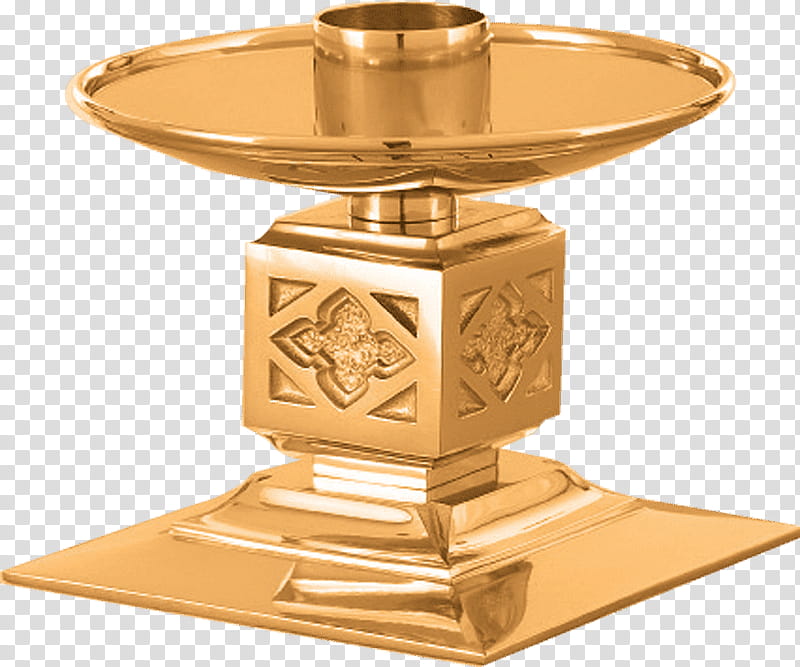 Metal, Altar Candlestick, Brass, Table transparent background PNG clipart