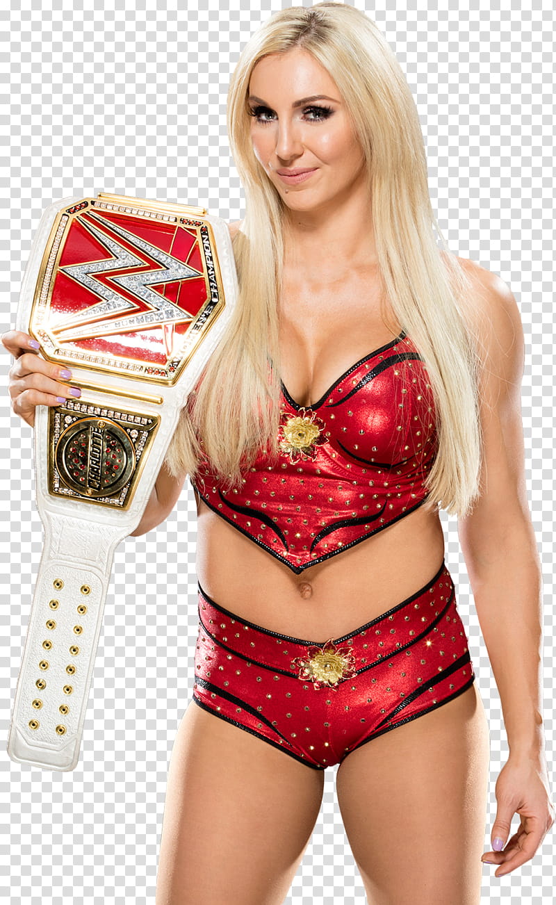 Charlotte Flair RAW Women Champion  transparent background PNG clipart
