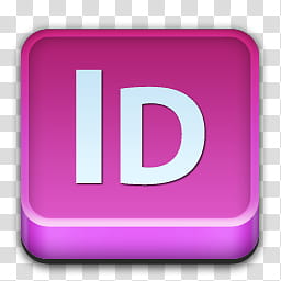 adobe icons, Id, pink Adobe ID icon transparent background PNG clipart