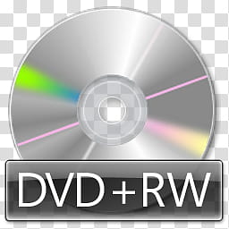 Vista RTM WOW Icon , DVD+RW, DVD+RW disc icon transparent background PNG clipart