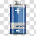 Oxygen Refit, gnome-power-preferences, blue and white bottle illustration transparent background PNG clipart