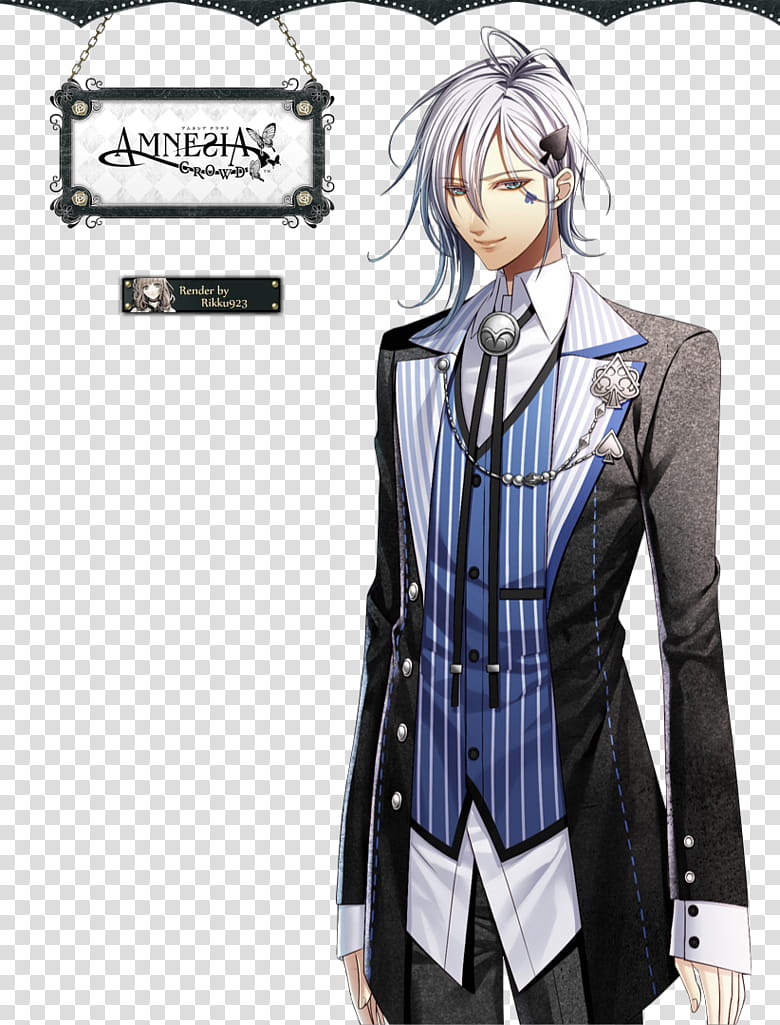 AMNESIA, Ikki render, male anime character transparent background PNG clipart