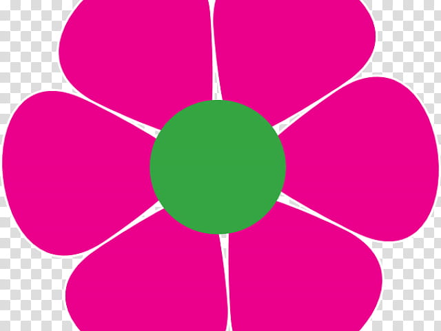 Pink Flower, Flower Power, Hippie, Hippiebus, Green, Leaf, Magenta, Circle transparent background PNG clipart
