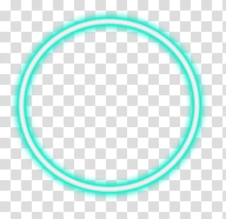 Light de Circulo, round white and green neon light transparent background PNG clipart