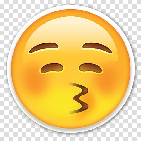 EMOJI STICKER , kissing emoji transparent background PNG clipart