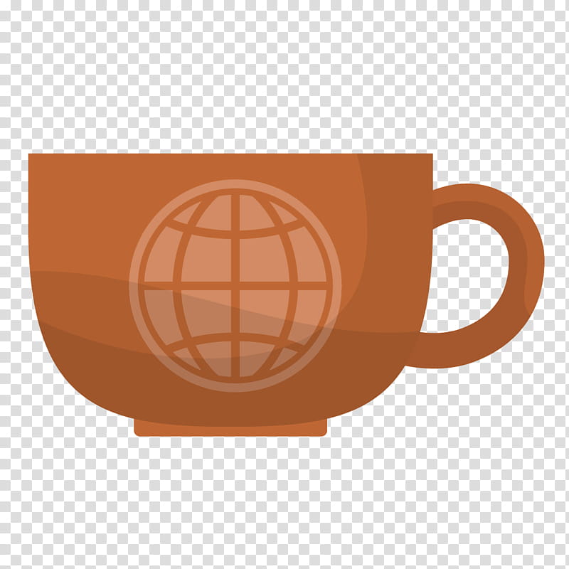 Circle Design, Coffee Cup, Mug, Creativity, Teapot, Orange, Tableware, Drinkware transparent background PNG clipart