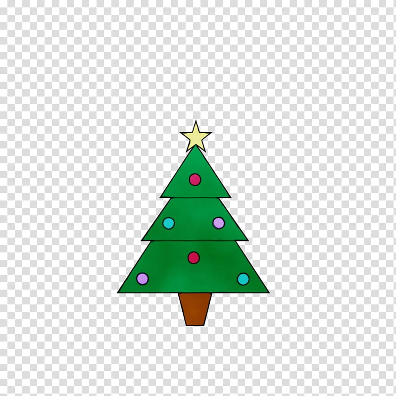 Watercolor Christmas Tree, Paint, Wet Ink, Christmas Day, Little Christmas, Fir, Christmas Decoration, Desktop transparent background PNG clipart