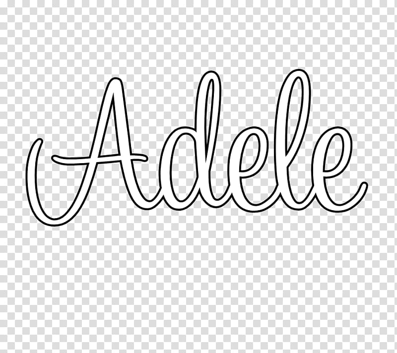 Texto de Adele transparent background PNG clipart