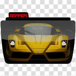 Skins de xwidget para chicos, yellow Ferrari car transparent background PNG clipart