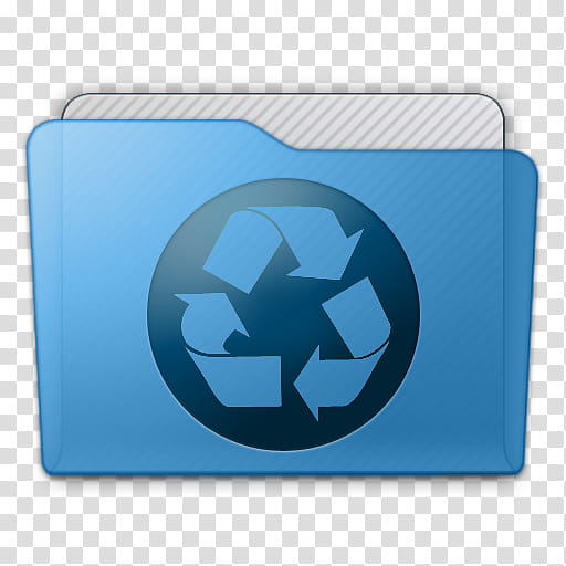 leopAqua Revision . , folder recycle  icon transparent background PNG clipart