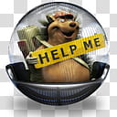Sphere   , brown animal holding signage illustration transparent background PNG clipart