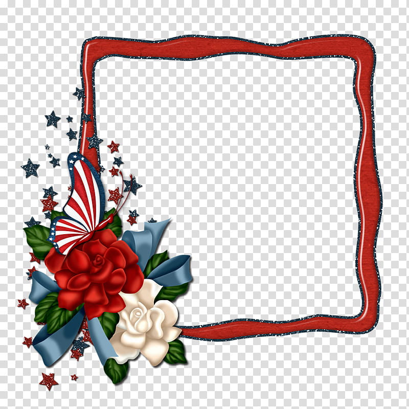 Fourth Of July, 4th Of July, Independence Day, Celebration, Valentines Day, Floral Design, February 14, Frames transparent background PNG clipart