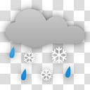 plain weather icons, , cloud and rain transparent background PNG clipart