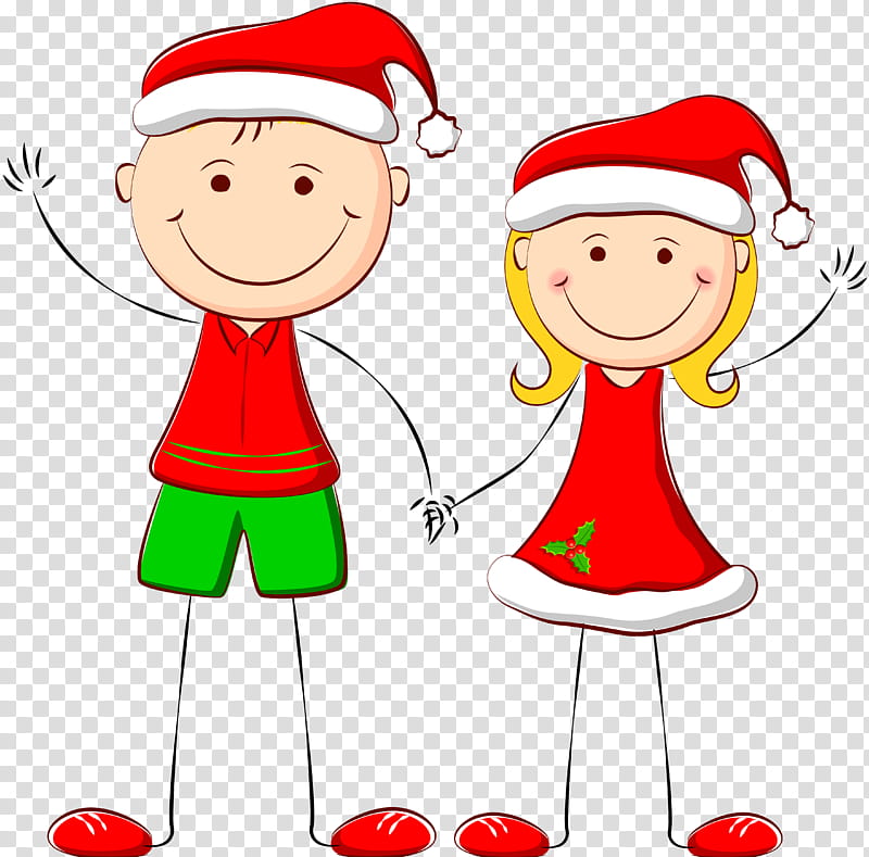 Cartoon Christmas Hat, Cartoon, Child, Human, Santa Claus M, Facial Expression, Christmas , Smile transparent background PNG clipart