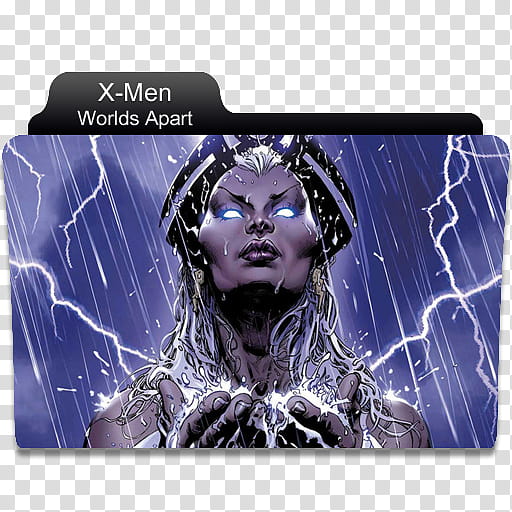 Marvel Comics Folder , X-Men Worlds Apart transparent background PNG clipart