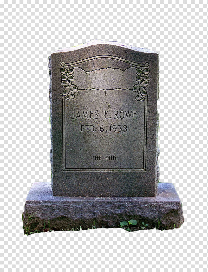 JulietteGD, James E. Rowe tombstone transparent background PNG clipart