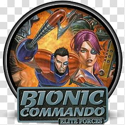 Bionic Commando series icons, Bionic Commando Elite Forces () b transparent background PNG clipart
