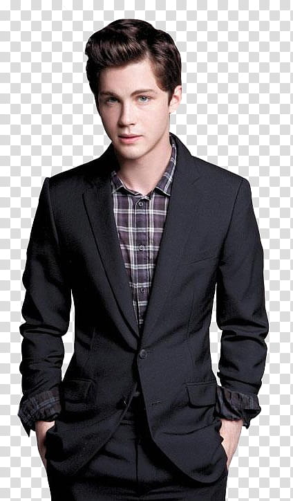 Logan Lerman , man hand on pocket transparent background PNG clipart