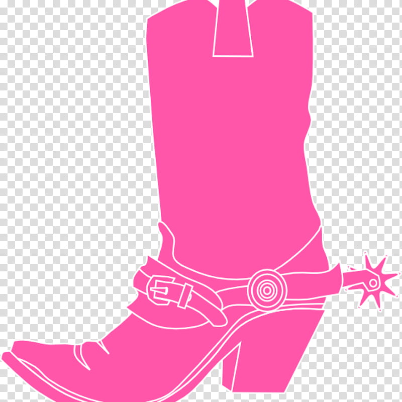 Cowboy Hat, Cowboy Boot, Western, Drawing, Pink, Footwear, Shoe, Magenta transparent background PNG clipart