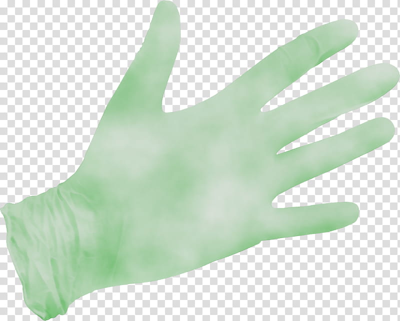 Finger Safety Glove, Medical Glove, Green, Personal Protective Equipment, Hand, Household Cleaning Supply, Latex, Formal Gloves transparent background PNG clipart