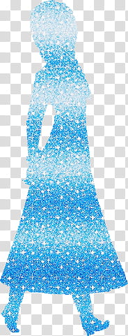 Silueta de la Princesa Anna de Frozen transparent background PNG clipart