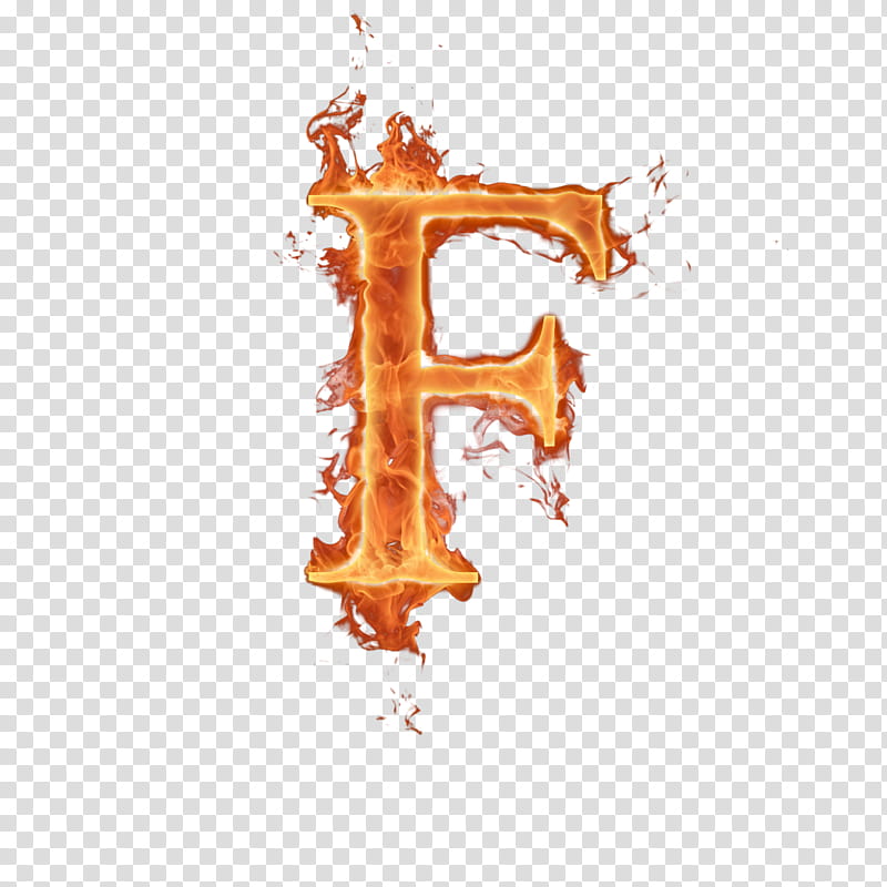 D effect fire alphabets and transparent background PNG clipart