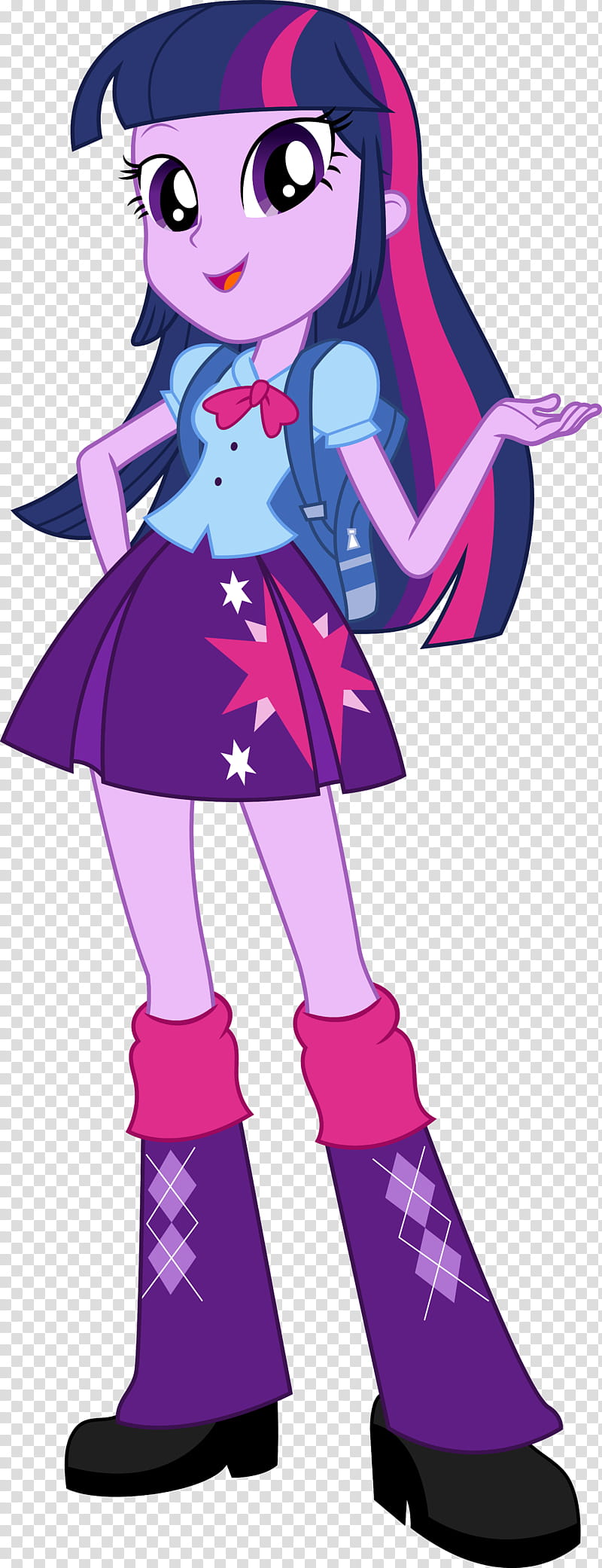 Equestria Girls Twilight Sparkle, purple haired anime character transparent  background PNG clipart | HiClipart