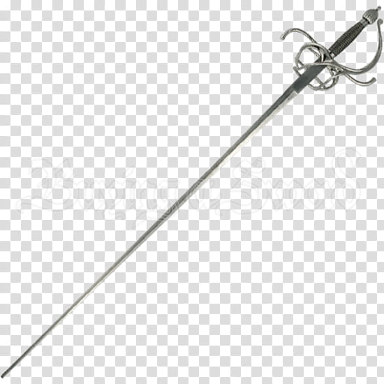 Rapier Sabre, Sword, Parrying Dagger, Blade, Swept Hilt Rapier, Weapon, Hanwei, Fencing transparent background PNG clipart