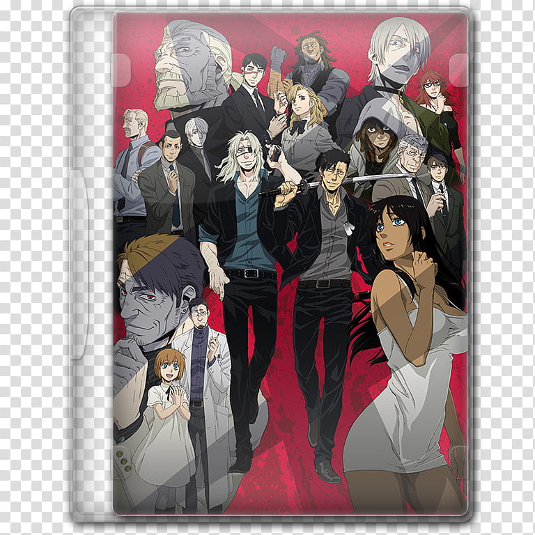 Anime  Summer Season Icon , Gangsta, v, Gangster anime poster transparent background PNG clipart