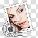 Stamp icons Part , Elisha Cuthbert, postage stamp transparent background PNG clipart