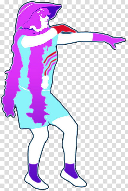woman dancing neon light transparent background PNG clipart