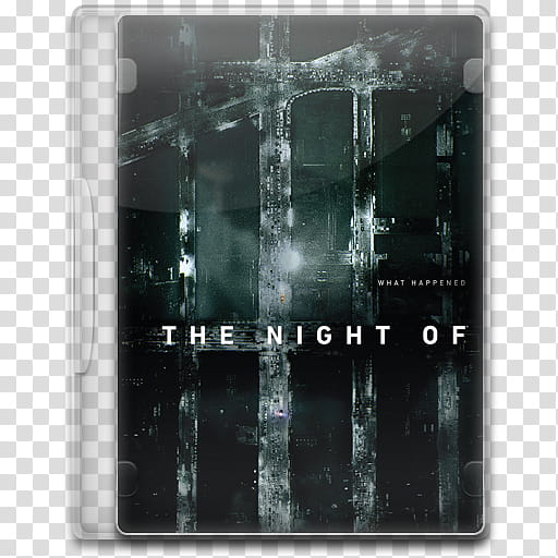 TV Show Icon , The Night Of, The Night of DVD case transparent background PNG clipart