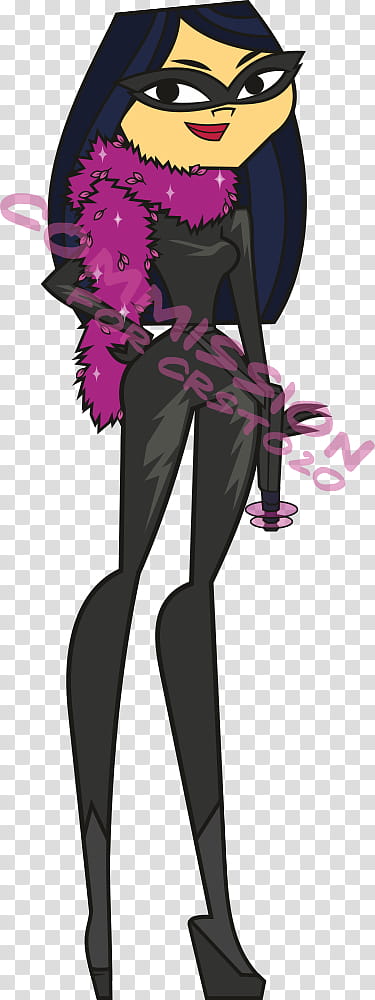 Kitty as Lady Poison commission transparent background PNG clipart