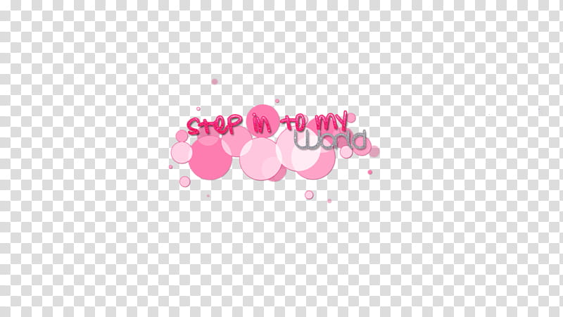 pink Star in to my world text transparent background PNG clipart