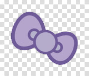 purple hello kitty bow clip art