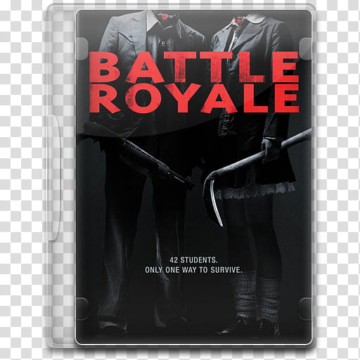 Movie Icon Mega , Battle Royale, closed Battle Royale DVD case transparent background PNG clipart