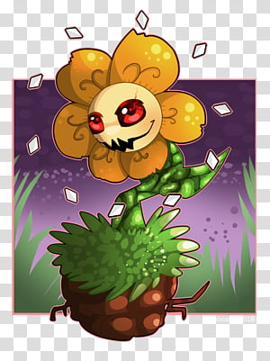 Undertale Flowey  Toriel, flowers heap transparent background PNG  clipart