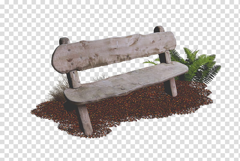 Wooden Bench, empty brown bench transparent background PNG clipart