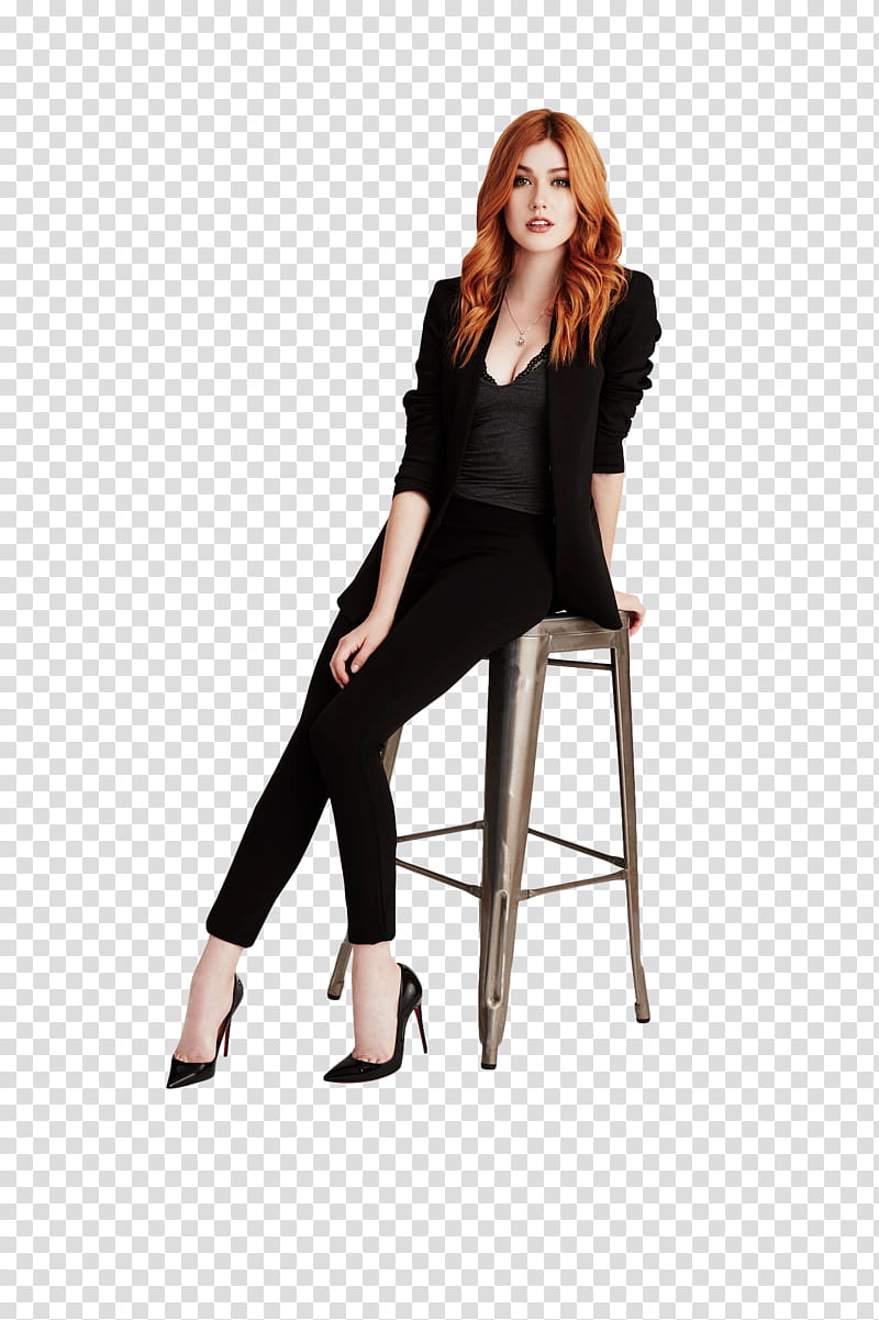 Katherine McNamara, women's black pants transparent background PNG clipart