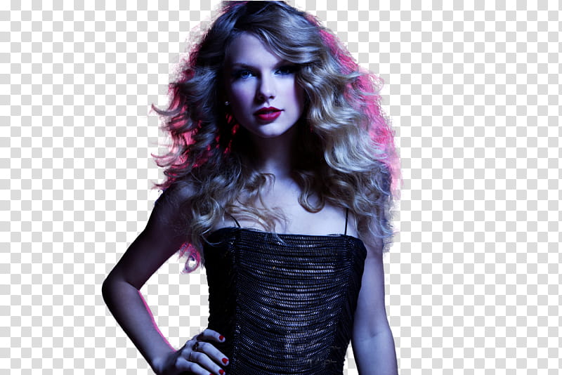 Taylor Swift , Taylor Swift wearing black tube top transparent background PNG clipart