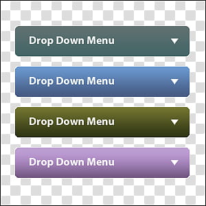 Drop Down Menu Buttons  transparent background PNG clipart