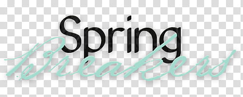 Spring Breakers, Breakers text overlay transparent background PNG clipart
